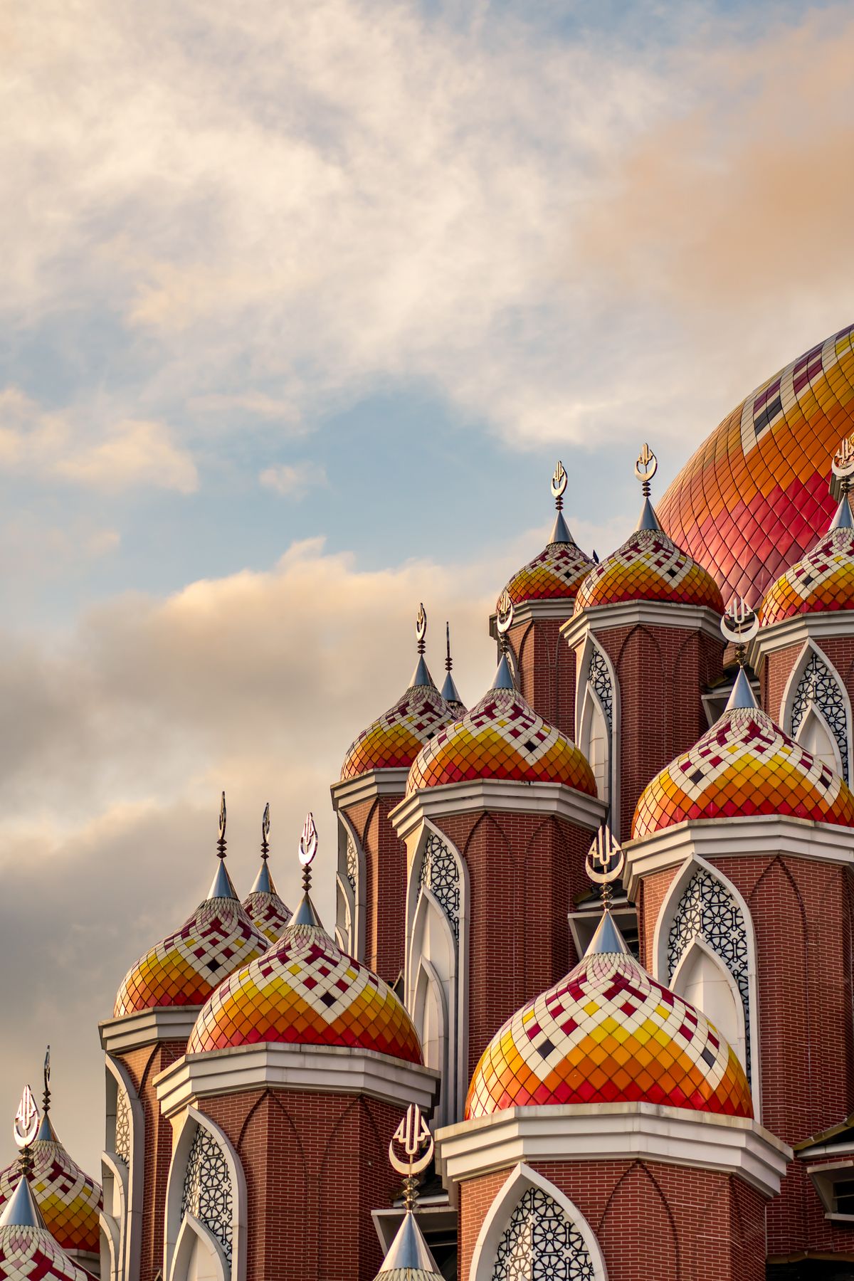 The masjid at golden hour